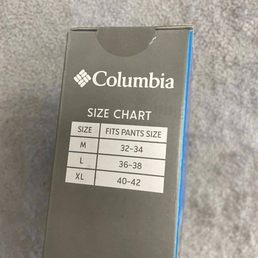 NEW Columbia Men's 32-34 Black Leather Belt M  Durable Classic Style
